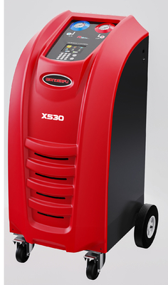 Machine semi automatique rouge de récupération de climatisation du modèle X530 avec l'écran d'affichage à cristaux liquides